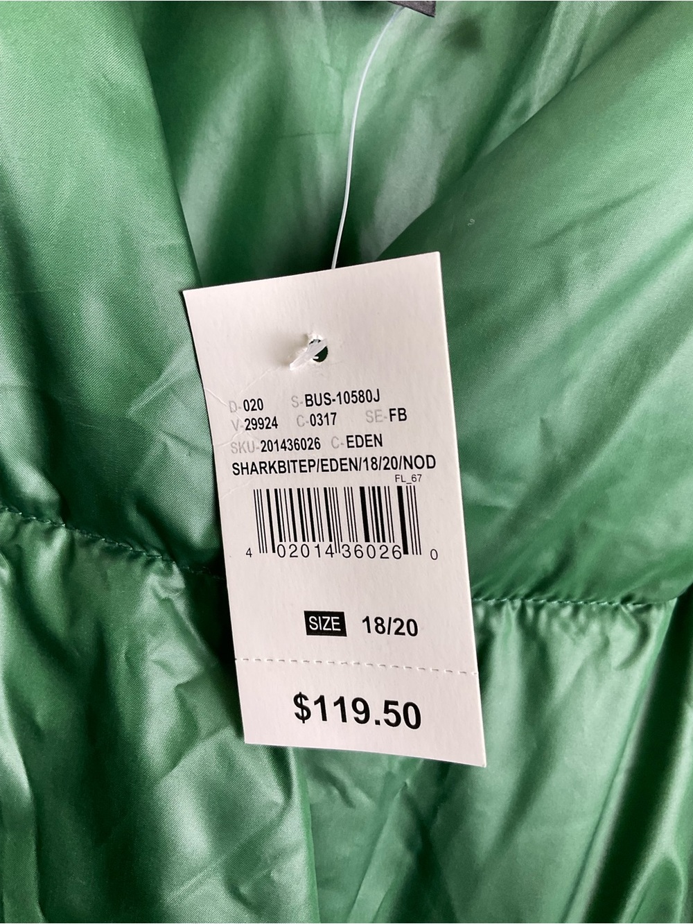 Ashley Stewart Emerald Green Asymmetrical Quilted Belted Puffer Coat - Picture 3 of 15